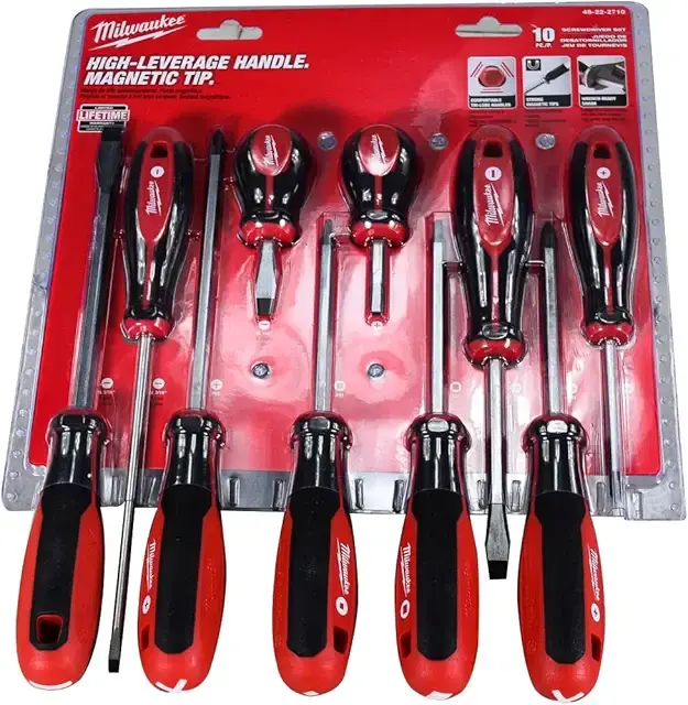 Milwaukee Cushion Grip Screwdriver Set