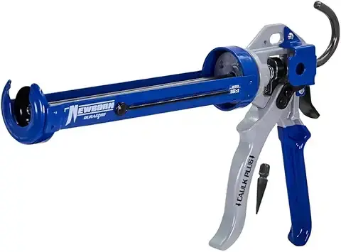 Newborn 250 Smooth Rod Drip‑Free Caulking Gun