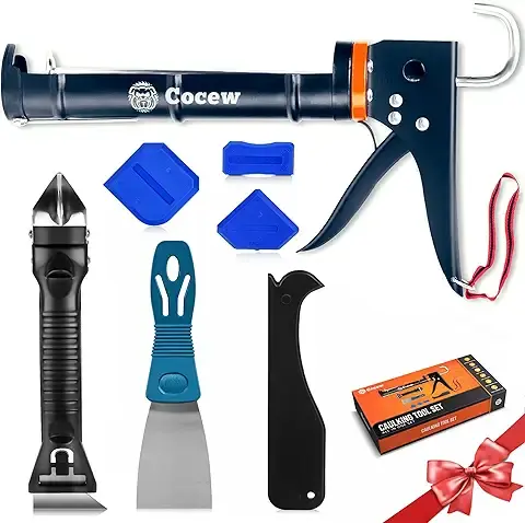 Caulking Gun & Paintable Caulk