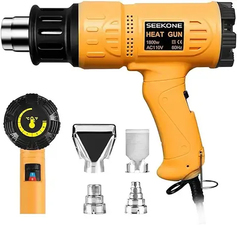 SEEKONE Heavy‑Duty 1800W Heat Gun

