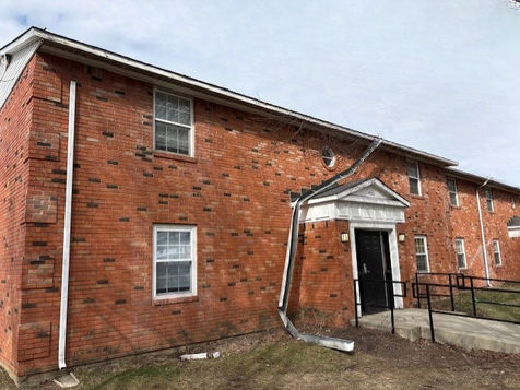 Damaged gutter needed repair.