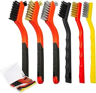 Multi‑Pack Nylon & Brass Cleaning Brushes