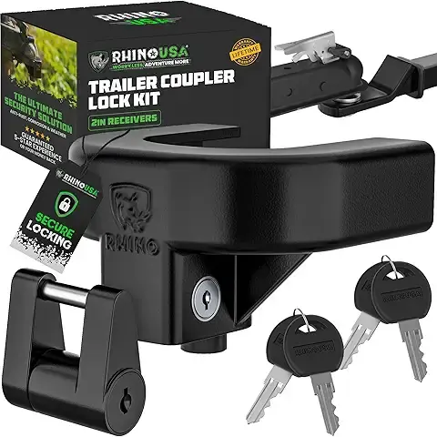 Heavy‑Duty Trailer Tongue & Hitch Locks