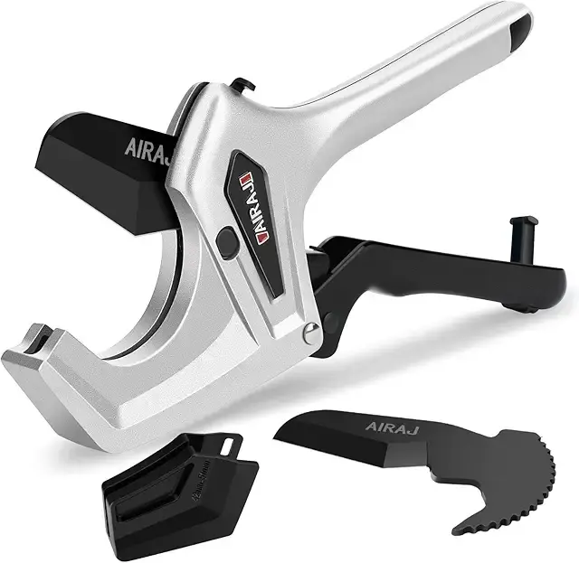 AIRAJ Heavy-Duty Ratcheting PVC Cutter