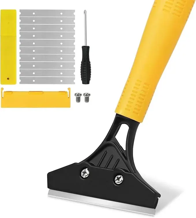 Heavy‑Duty Long‑Handle Floor Scrapers