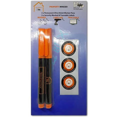 2x packs twin security markers