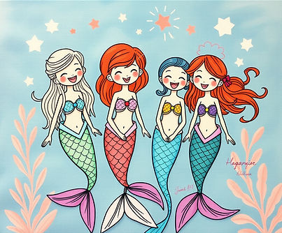HAPPY MERMAIDS AND SEA CREATURES WITH NO WORDS.jpg