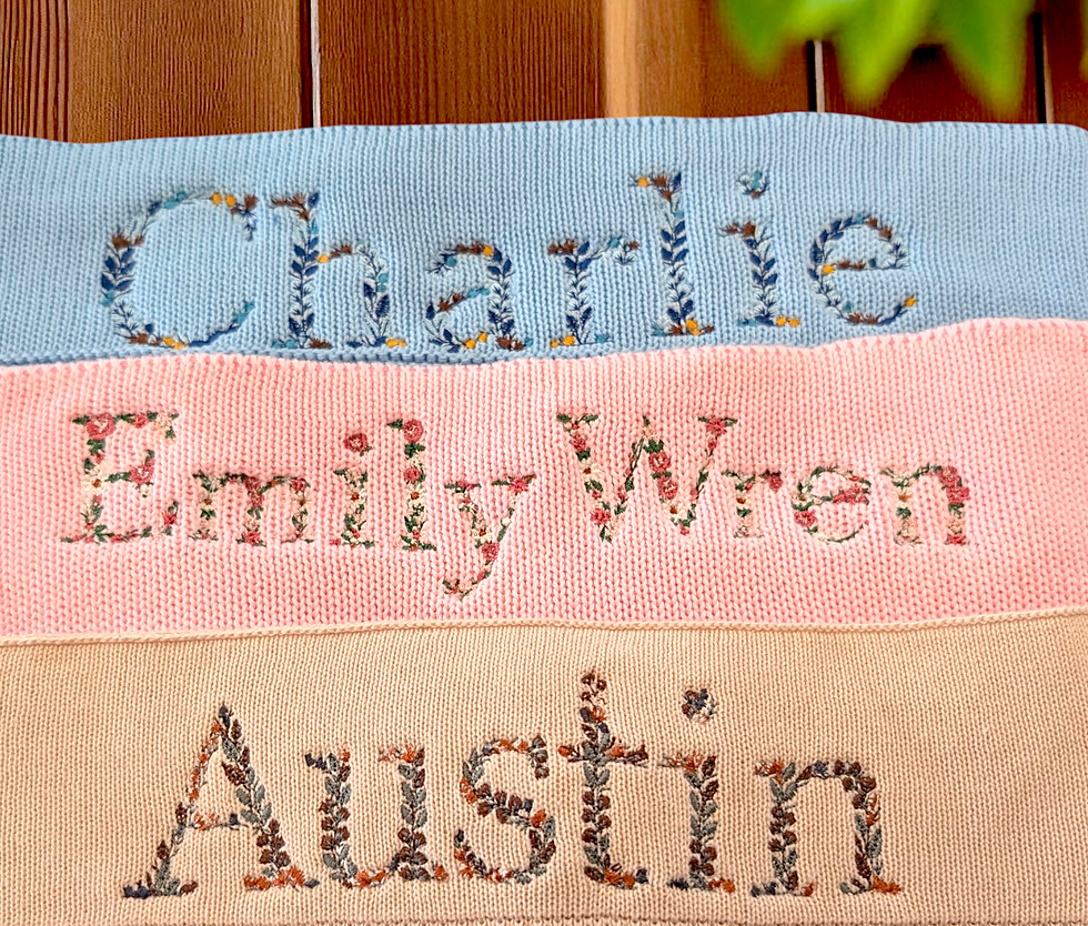 Thumbnail: Floral Baby Blanket