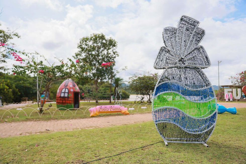 Parque Cesamar será transformado com uma decoração temática repleta de coelhos, chocolates e doces, criando um ambiente lúdico e encantador para todas as idades. Foto: Júnior Suzuki