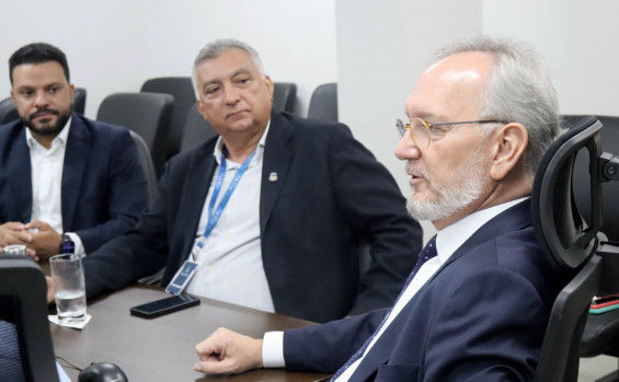 Desembargador Pedro Nelson de Miranda Coutinho reforçou o interesse do Judiciário em colaborar com a Segurança Pública - Adrielly Calixto/Governo do Tocantins
