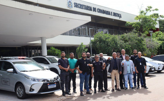 Doação dos veículos foi realizada pelo Ministério da Justiça e Segurança Pública, por meio da Senappen - Nayla Oliveira/Governo do Tocantins