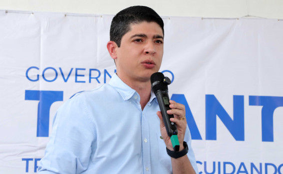 Prefeito de Paraíso, Celso Morais, celebra parceria para fomentar o desenvolvimento econômico e a geração de empregos na cidade - Antonio Gonçalves/Governo do Tocantins