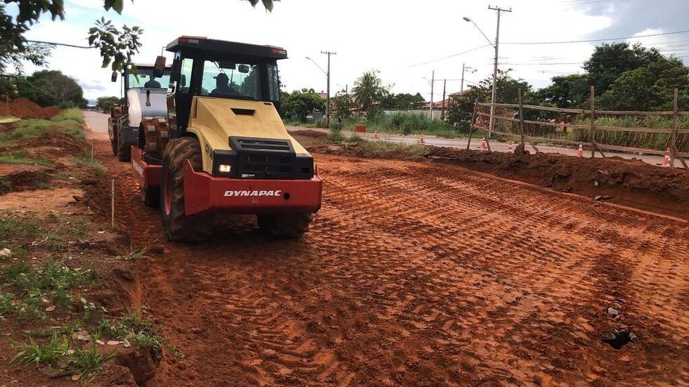Serviços de drenagem no trecho da LO-21 que vai da NS-02 até a Avenida Teotônio Segurado resolverá problema de escoamento – Foto: Divulgação