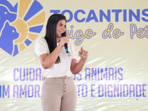 Em Aliança, primeira-dama Karynne Sotero lança projeto Tocantins Amigo do Pet com ações de cuidado e proteção animal
