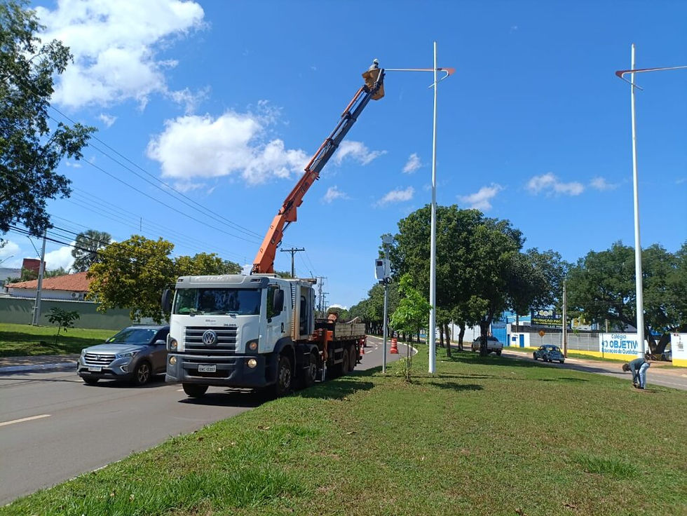 Modernização da iluminação pública da Capital também tem sido foco da atual gestão – Foto: Divulgação