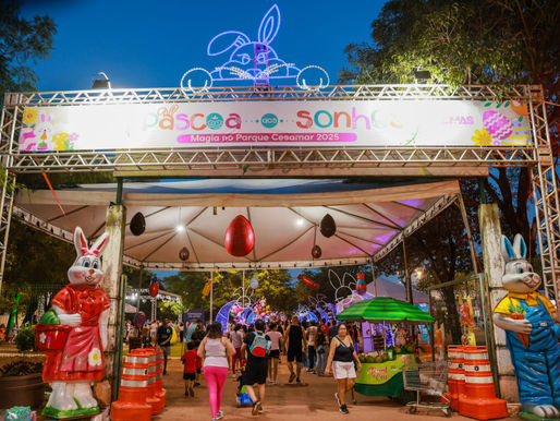 Confira a programação da Páscoa dos Sonhos neste domingo, 20, no Parque Cesamar