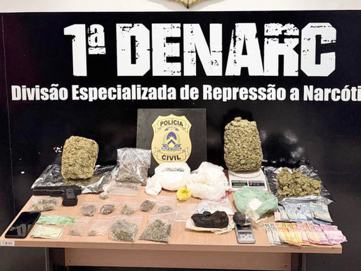 Operação Renorcrim: Polícia Civil apreende drogas e simulacro de arma de fogo em residência na Capital