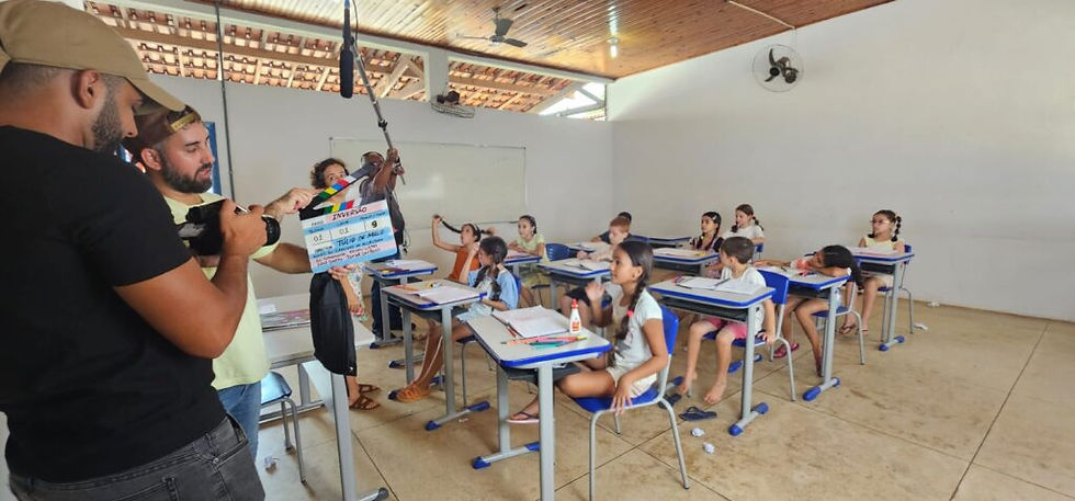 Curta-metragem envolveu uma equipe local e jovens atores