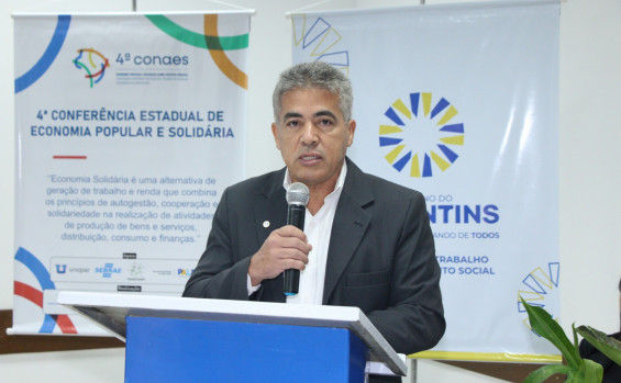 Superintendente Regional do Trabalho e Emprego no Tocantins, Jálson Jácomo do Couto, preside a Comissão Organizadora da Conferência - Carlessandro Souza/Governo do Tocantins