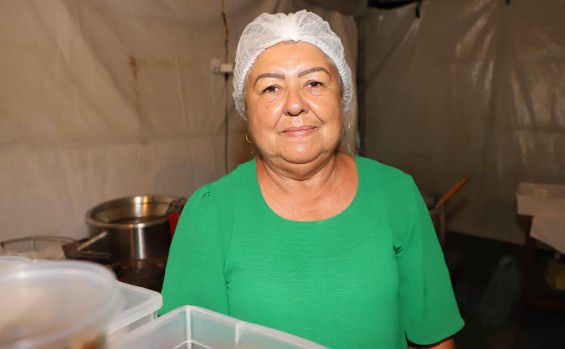 Dona Maria de Jesus Rodrigues disse que a Festa do Milho é uma oportunidade de faturamento - Esequias Araújo/Governo do Tocantins
