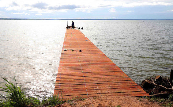 Novo píer com 70 metros de extensão será uma das novidades da Agrotins 25 anos, oferecendo acesso pelo lago para visitantes e expositores - Ademir dos Anjos/Governo do Tocantins