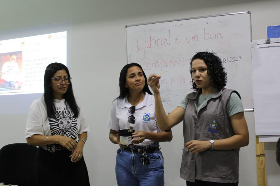 Oficina ‘Fortalecimento da Vigilância Entomológica através de armadilhas ovitrampas’