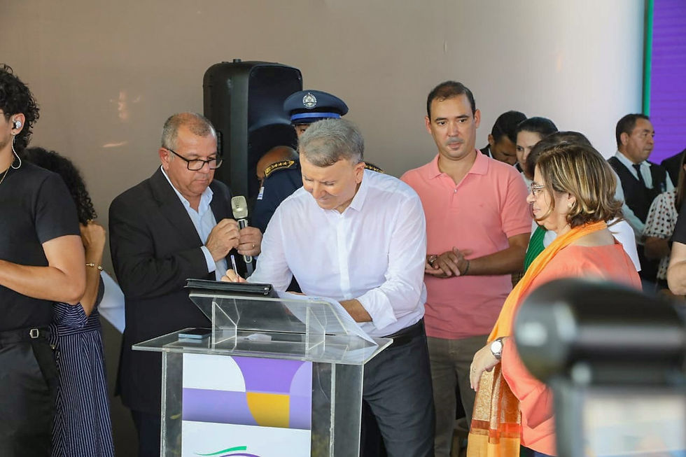 Decreto foi assinado pelo prefeito Eduardo Siqueira Campos na sexta-feira, 28, no dia da inauguração da Casa da Mulher Brasileira – Foto: Edu Fortes