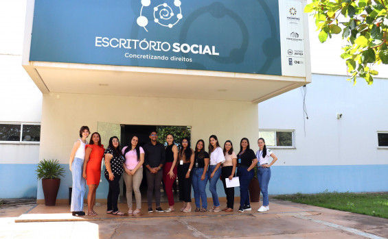 Equipe Multidisciplinar do Escritório Social pronta para o acolhimento dos egressos e familiares - Thayllor Negre/Governo do Tocantins