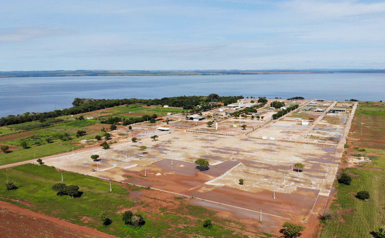 Vista aérea do Parque Agrotecnológico Engenheiro Mauro Mendanha, em Palmas, que receberá a Agrotins com estrutura ampliada e novos acessos - Foto: Adilvan Nogueira/Governo do Tocantins