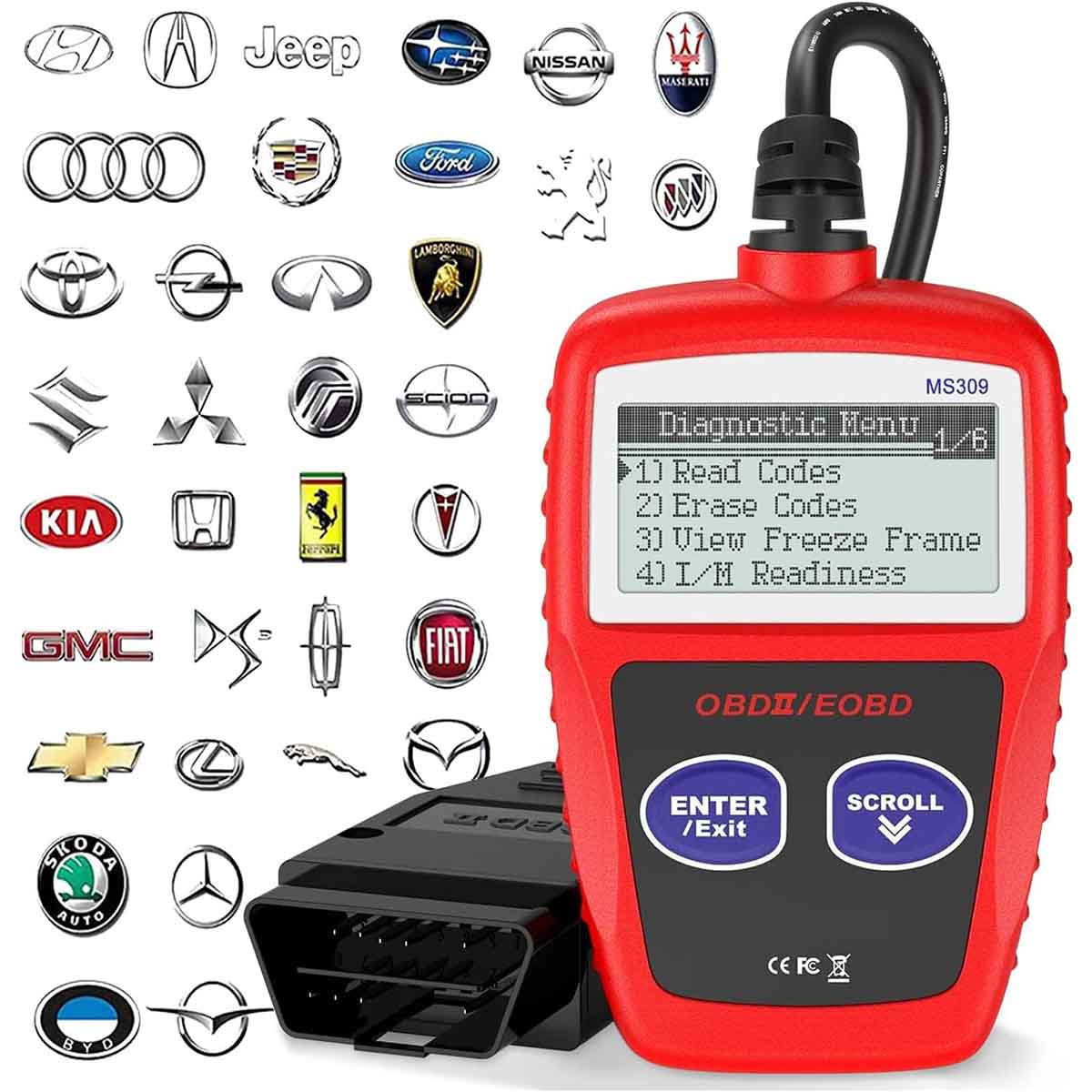 OBD Code Reader Automotive OBD2 Scanner Car Check Engine Fault Diagnostic Tool
