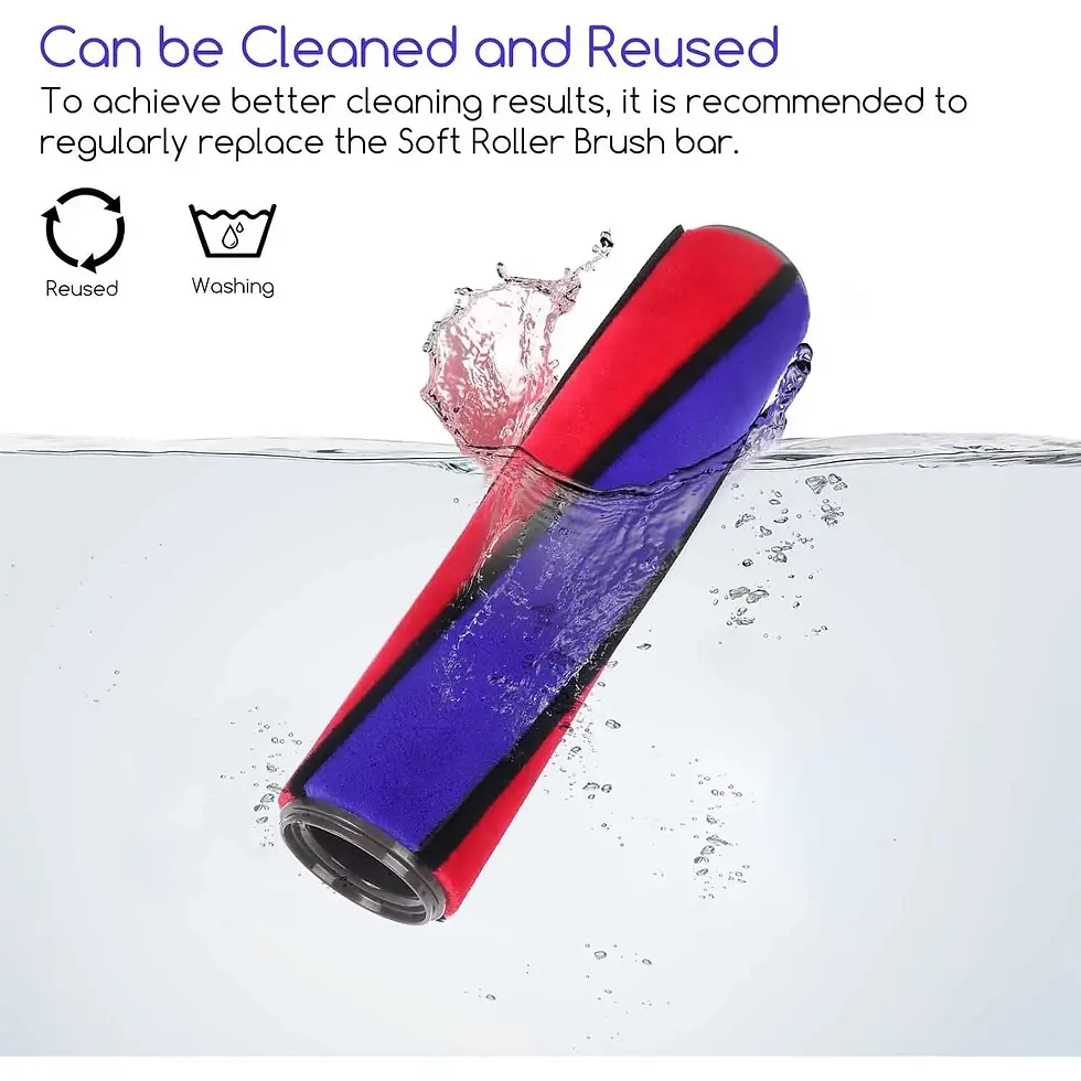 Thumbnail: Soft Roller Brush Bar for Dyson V6 V7 V8 V10 V11 Vacuum Cleaner