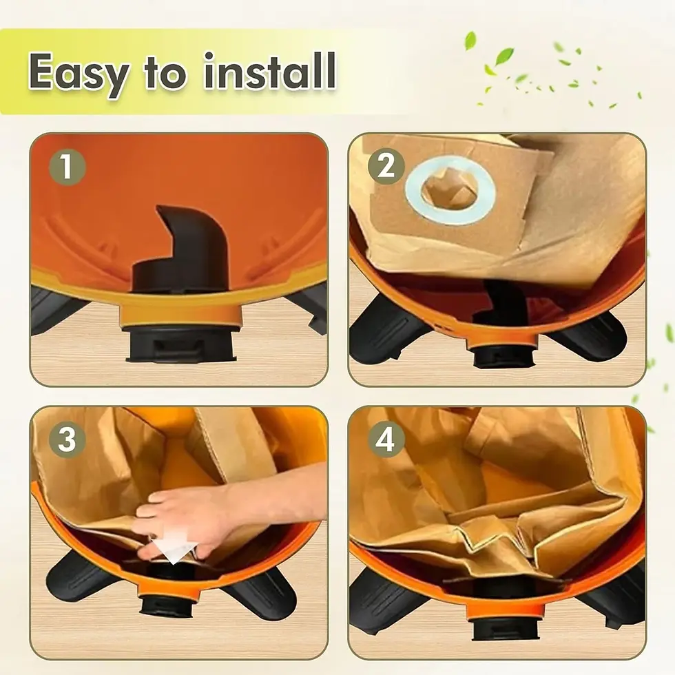Thumbnail: DXVA19-4101 Dust Bag For DEWALT 6-10 Gallon DXV06P DXV09P DXV09PA Wet/Dry Vacuum