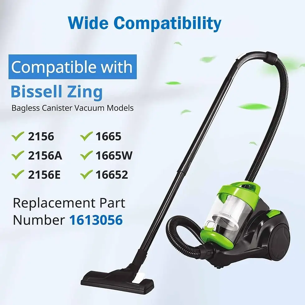 Thumbnail: 2156A Filter For Bissell 2156 2156E Zing Bagless Canister Vacuum Cleaner, 2 Pack