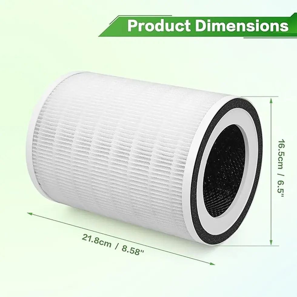 Thumbnail: 2 Pack HEPA KILO Filter Replacement for Afloia KILO, KILOPLUS, KILOPRO, MIRO