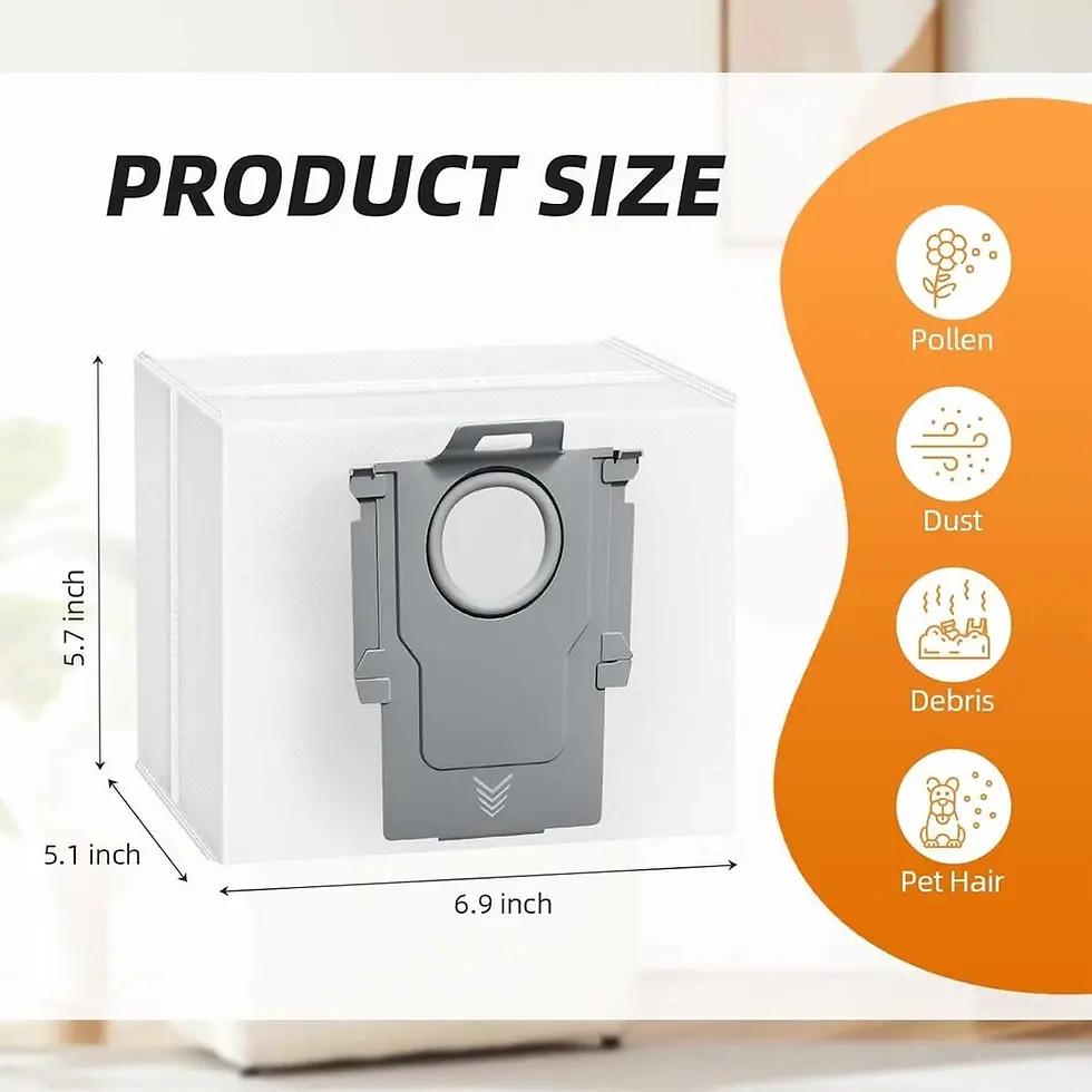 Thumbnail: 1-16 pack Dust Bags for roborock Disposable Dust Bag Q5 Q5+ Q7 Q7+ Q7 Max Q7 3L