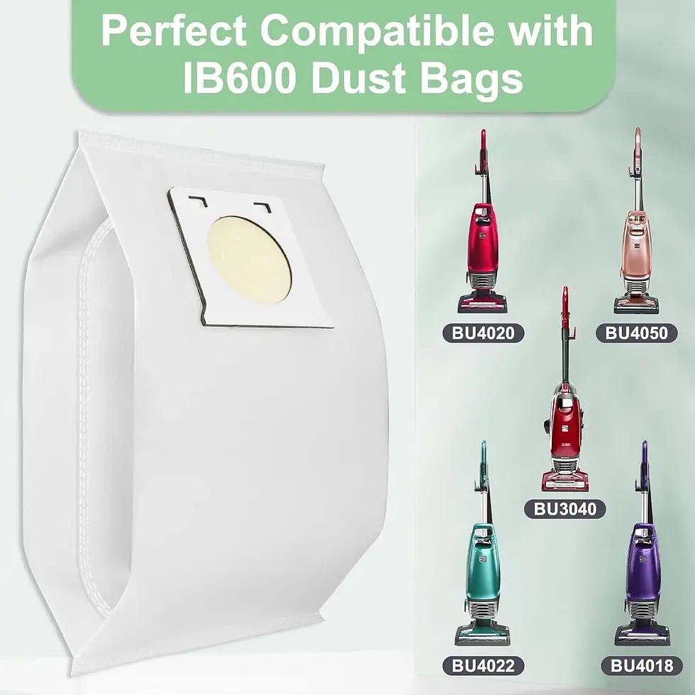 Thumbnail: 6 Pack IB600 HEPA Vacuum Bags for Kenmore BU4022, BU4020, BU4018, BU4050, BU3040