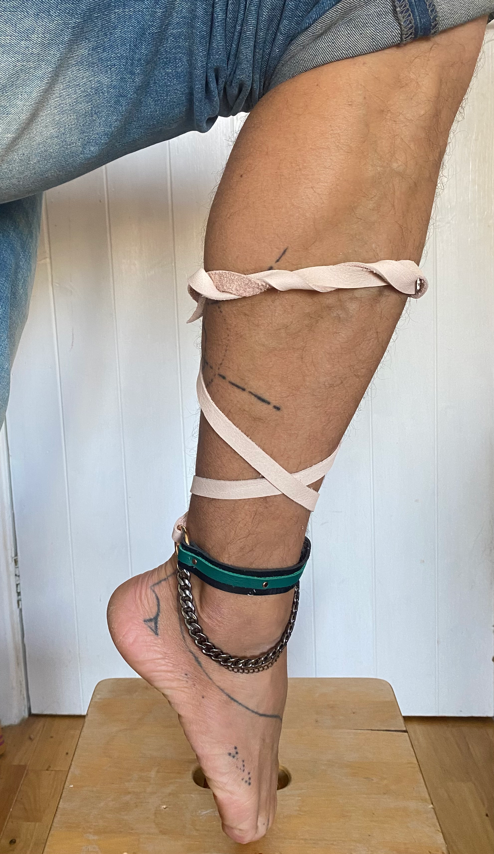 Pink and Teal Wrap Harness