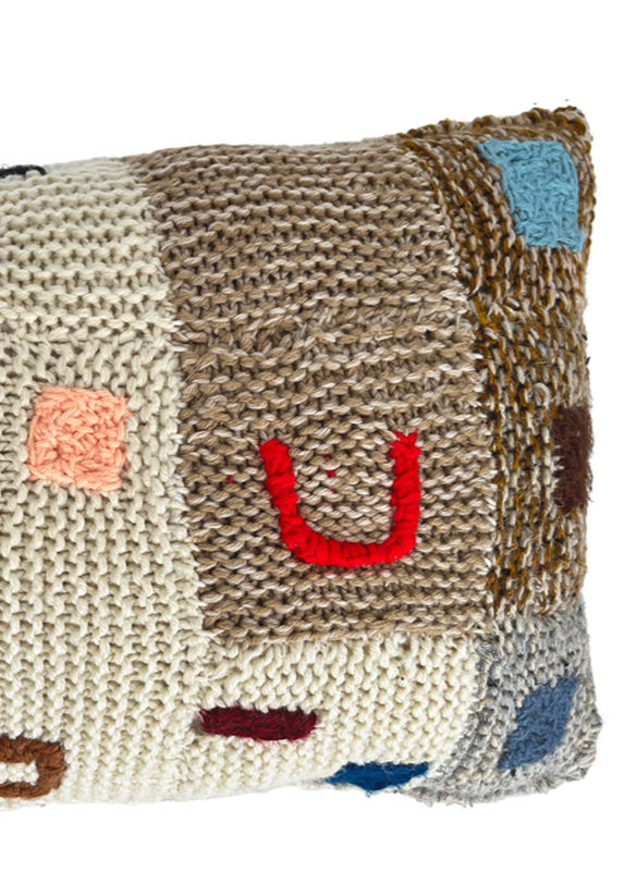 Thumbnail: Detail of the front side of Signal to Aunt Donna by Robyn O'Neil
