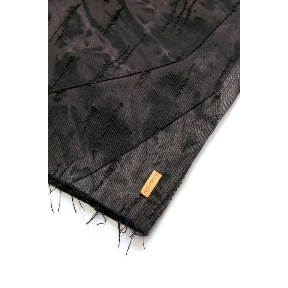 縮圖：JINEASTERNAU "黑紮染JORTS七分褲"