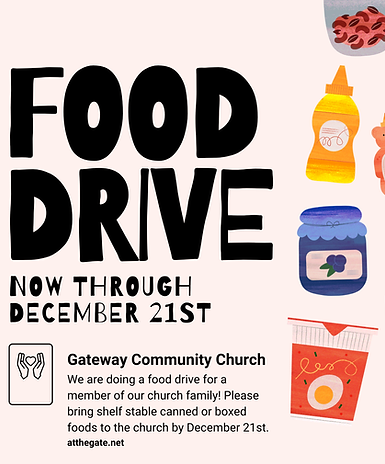 Colourful Bold Textured Illustration Food Drive Flyer.png