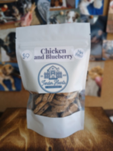 Chicken and Blueberry Minis