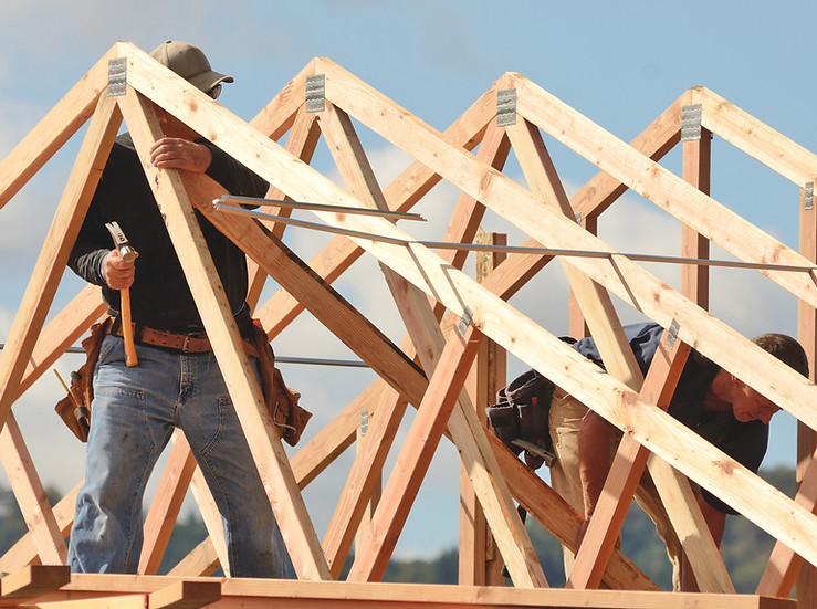 Roofers at Work