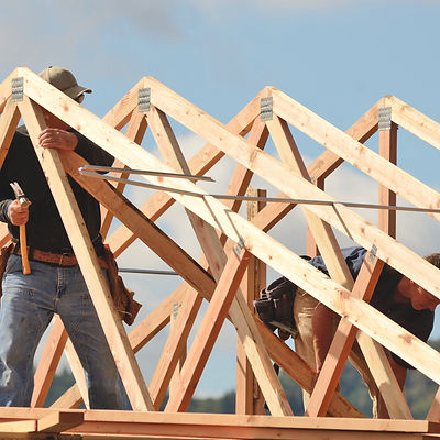 Roofers at Work