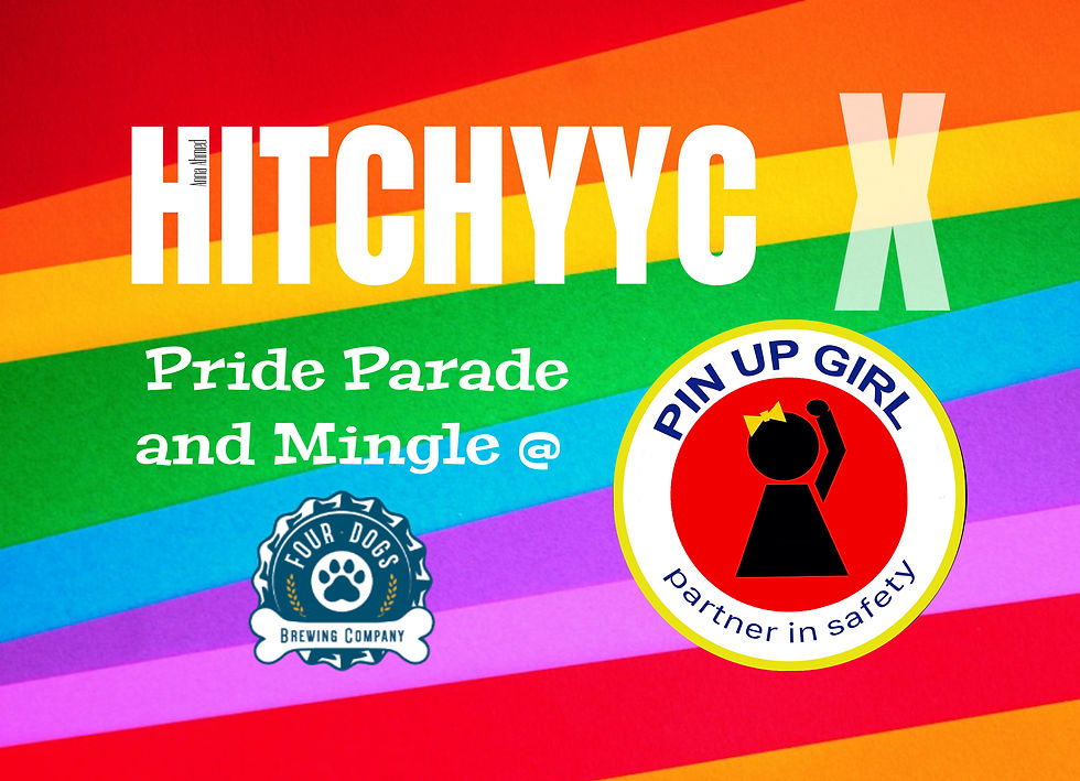 Join Hitchyyc and Pinup Girl for a Pride Parade Celebration!