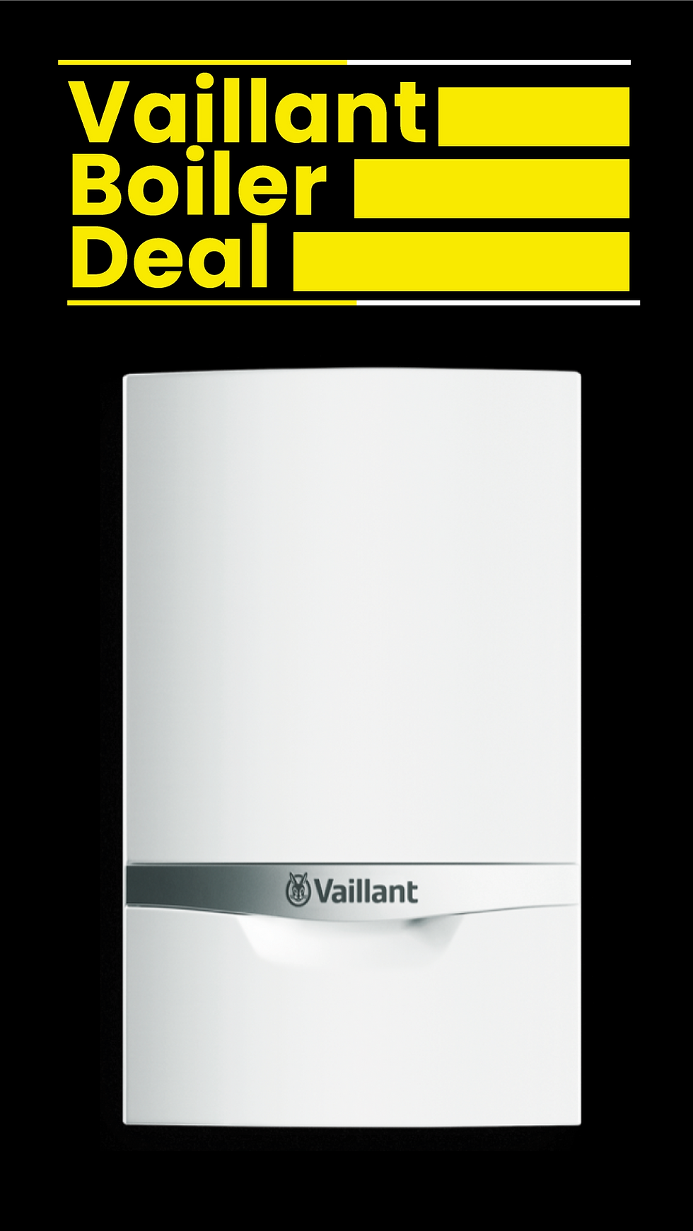 Vailant Boiler with a black background