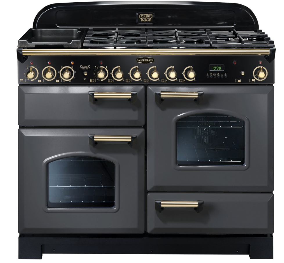 Thumbnail: Range duel fuel cooker installation colour grey