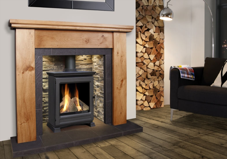 Thumbnail: Luxima Deluxe Black Enamel in a living room
