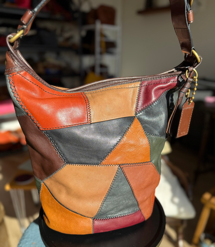 COACH 2007 Limited Edition Bleecker Patchwork Hobo XL Duffle