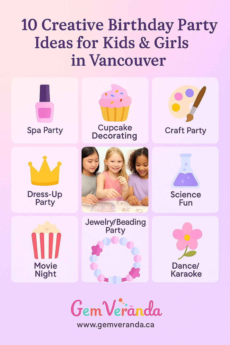 10 Creative Birthday Party Ideas for Girls in Vancouver