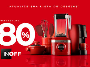 INOFF Palato Casa: 80% de desconto para você atualizar sua lista de desejos.